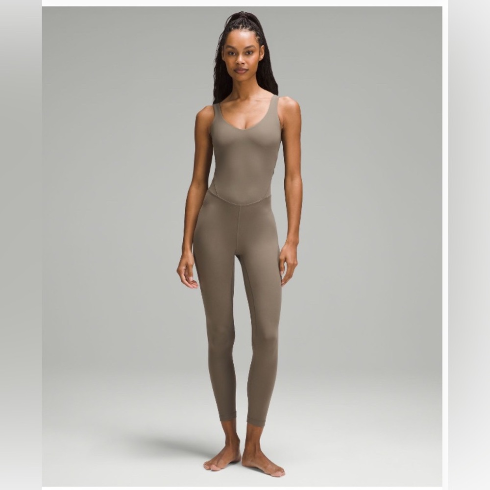Lululemon Athletica Taupe Full-Length Align 25’ Bodysuit